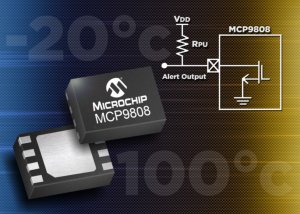 MCP9808 silicon temperature sensor